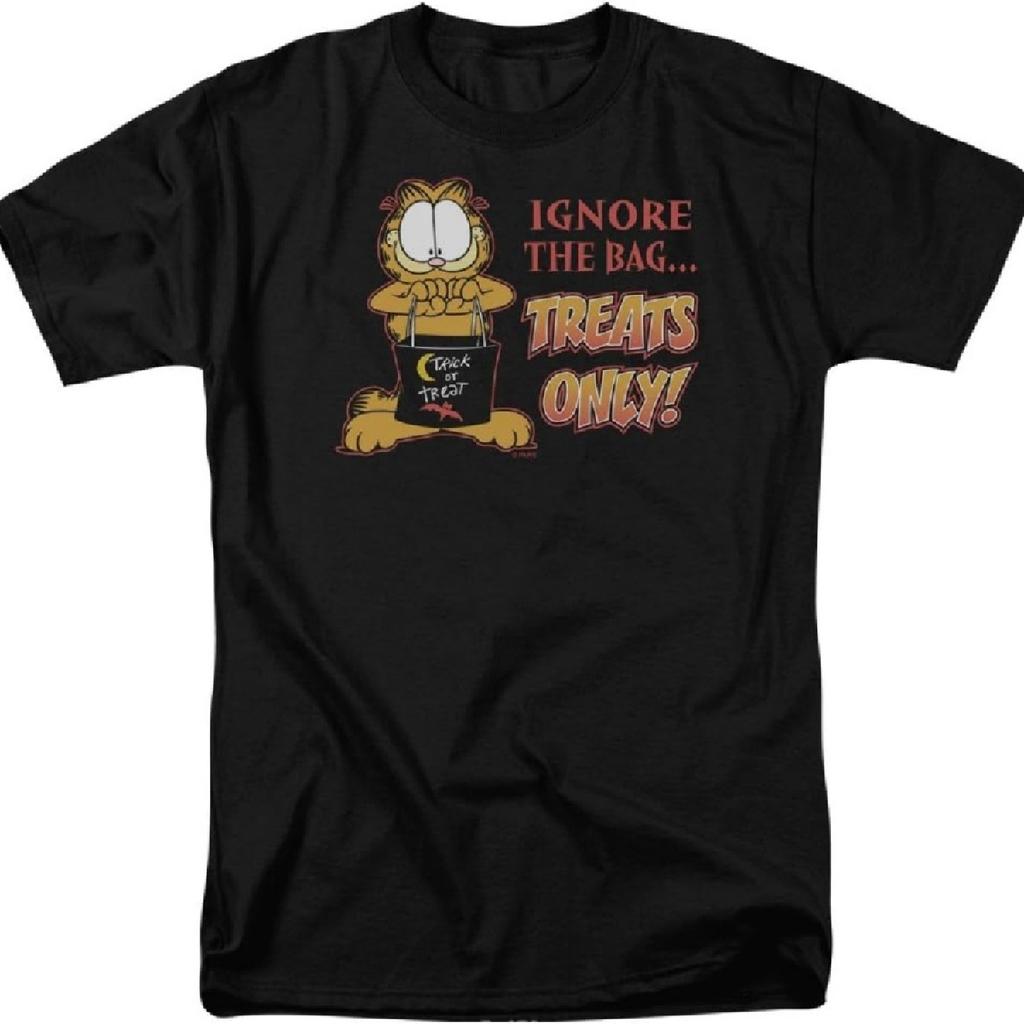 T-shirt Unisex per Adulti Garfield Treats Only per Uomini e Donne