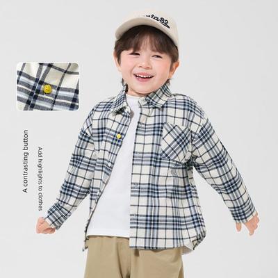 Boys' Long-Sleeved Shirts, Spring New Arrivals, Children's Clothing, Toddler Base Shirts, Baby Tops for Spring