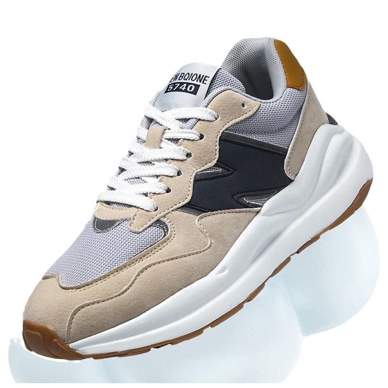 New spring sports shoes trend versatile casual men's shoes platform shoes running shoes