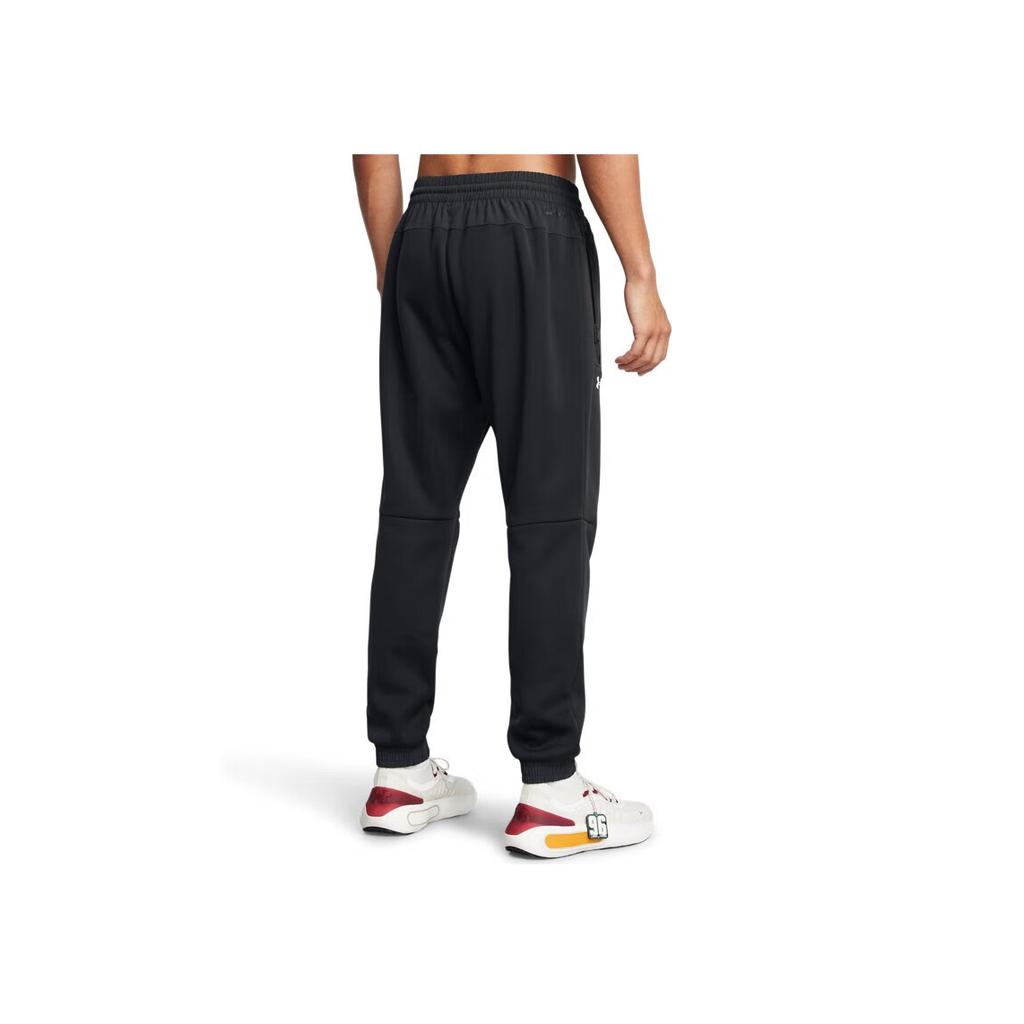 Under Armour Onstuitbare Effen Kleur Ademende Middelhoge Taille Trekkoord Sportbroek Herenbroek Zwart 1382287-002