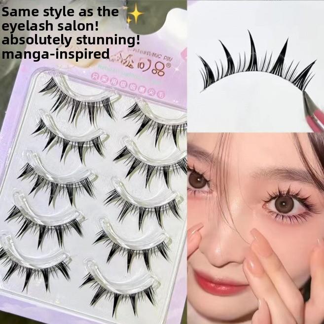 5 Pairs/set Thick false eyelashes natural simulation eyelashes eye makeup