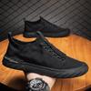 Mens Breathable Ice Silk Canvas Sneakers Low-Top Casual Shoes Comfort Flat Sole
