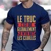 Funny French Men Shirt Retro Dont Fight The Balls Tops Humor Vintage Casual Tshirt Unisex Summer Tops O Neck Short Sleeve Tees
