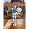 28Cm Anime Gundam Cosplay Plush Doll Abstract Mouse Figure Full Body Wire Skeleton Poseable Action Figure Budget Friendly Gift