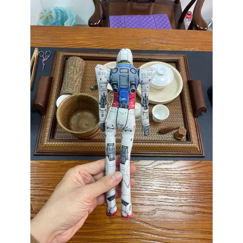 28Cm Anime Gundam Cosplay Plush Doll Abstract Mouse Figure Full Body Wire Skeleton Poseable Action Figure Budget Friendly Gift