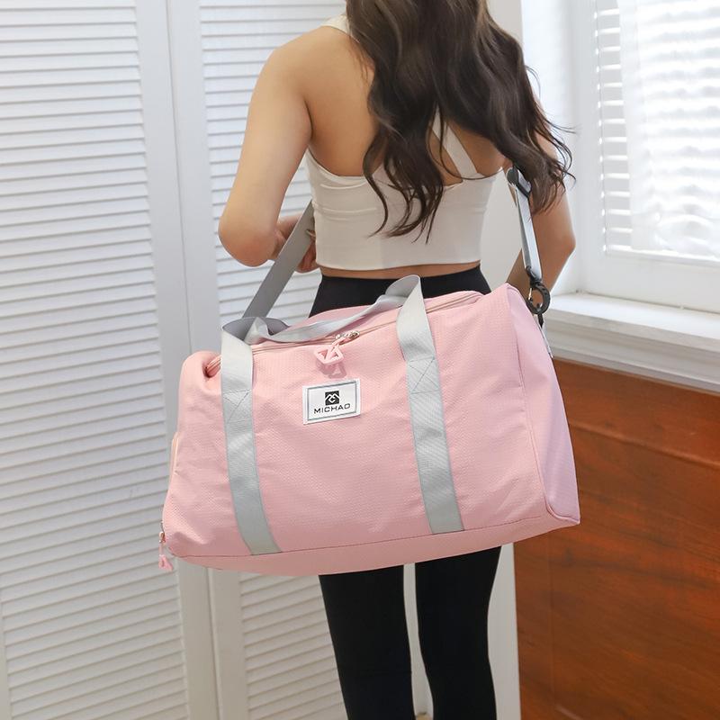 Short-distance Travel Large Capacity with Shoe Storage Hand-heat Bag Dry and Wet Separation Sports Gym Bag Can Be Used To Pull Rod