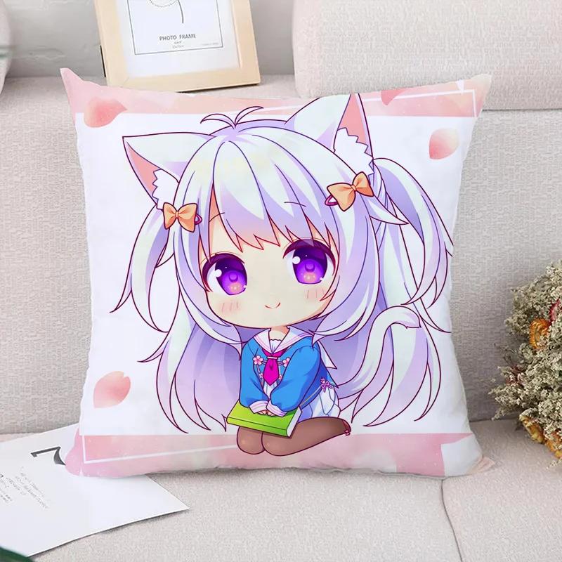 Anime Girl Pillow Cases Decorative Pillows Covers Pillowcase Cushion Cover  Sofa Cushions Pillowcases  Fall Decor Home