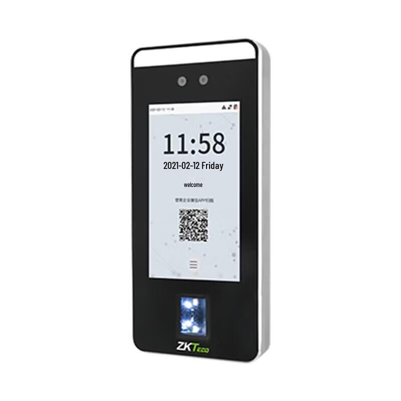 ZKTECO ZK-F6 Hybrid Biometric Time Attendance & Access Control System CN Plug (adapter Included)