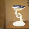 Floating Desk Lamp Round   USB Levitating Table Lamp with Wireless Charging for Bedroom Bedside Night Light Ornament