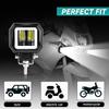 3inch Beam Headlight LED Work Light Bar Spot Driving LED Work Lamp Fog Pods Halo Offroad 4WD Car Boat Truck SUV Pickup ATV