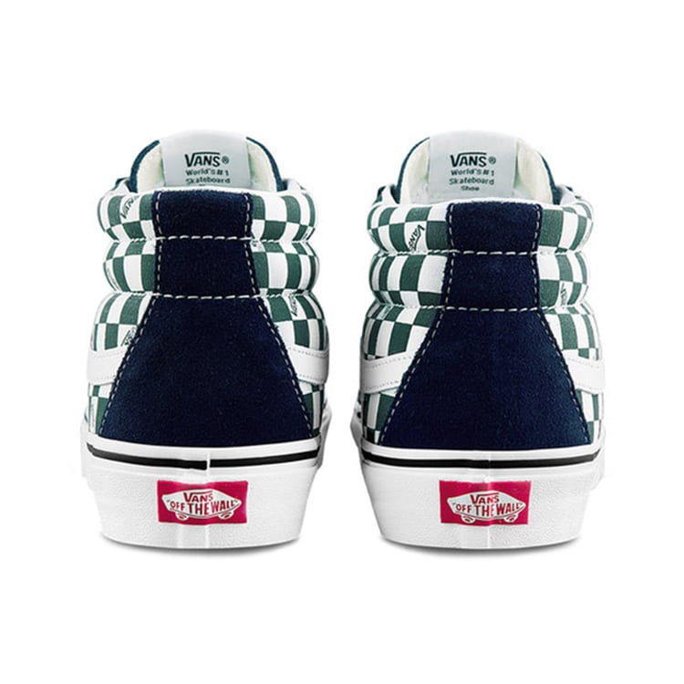 Vans Sk8 Mid Checkerboard Green/White VN0A3MV85I9