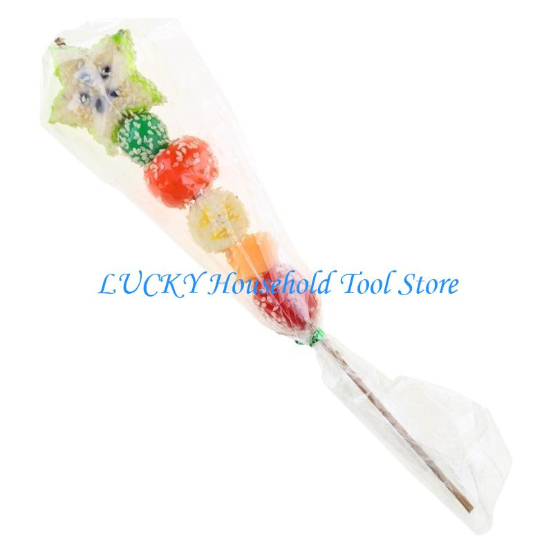 J0MC Realistic Fruit Sugar-Coat Haws Artificial Fruit Artificial Candied Haws for Photography Props Birthday Decortions