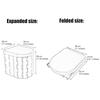 Car Toilet Seat Outdoor Travel Emergency Portable with Cover Car Commode, Foldable PVC Durable Trash Can, Load-Bearing 150kg
