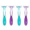 BIC, Soleil Escape, women's disposable razor, lavender & eucalyptus, 4 razors