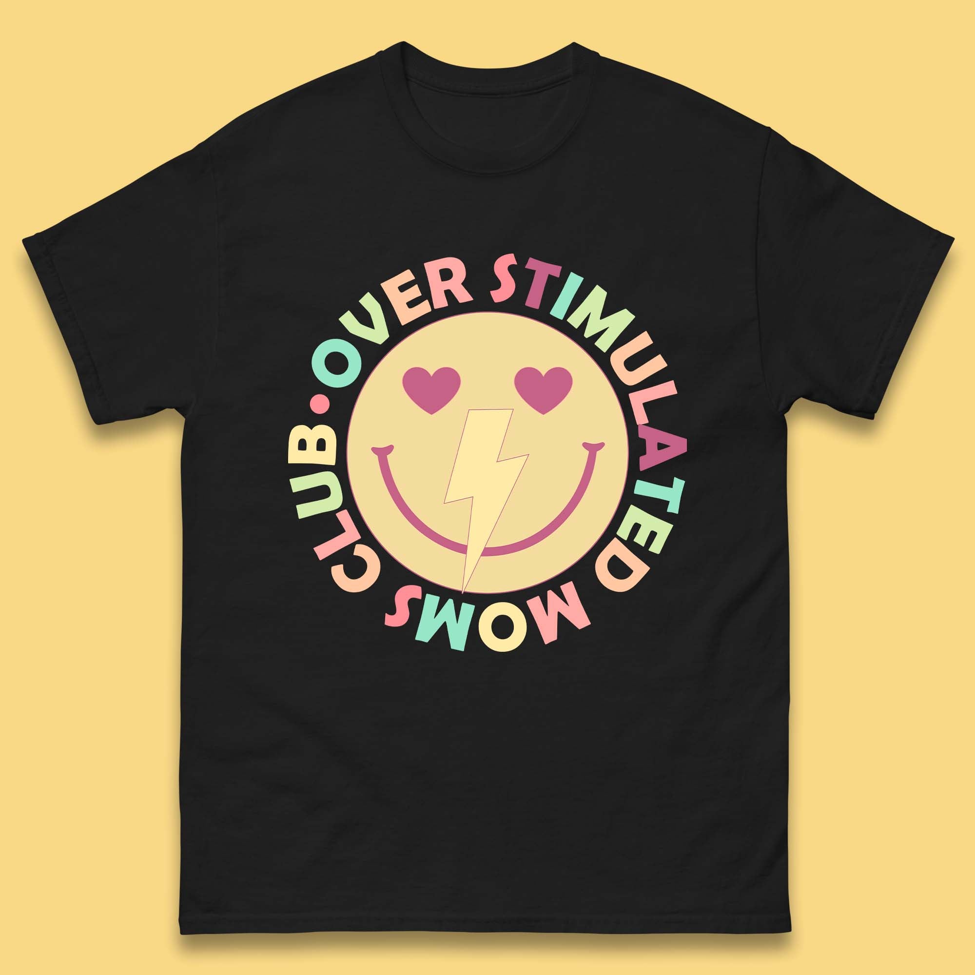 Over Stimulated Moms Club Mens T-Shirt Womens Tops Tees 2XL