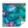 Wallpaper Ink Turquoise, Blue, Sea and Purple 50x1000