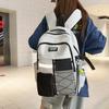 Outdoor couple backpack niche tide brand Japanese Harajuku backpack large capacity campus junior high school student tooling bag