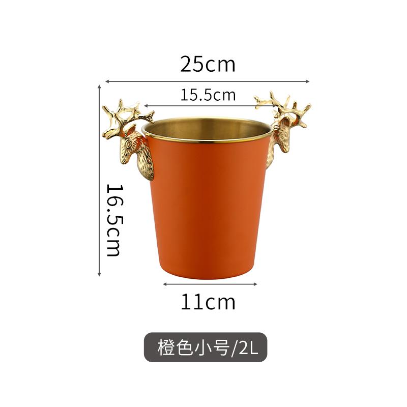 Stainless Steel Ice Bucket, Beer Cooler, Wine Utensils, Champagne Basin, Bar Accessories, Home Gathering Restaurant Decoration