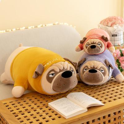 Party Shar Pei Dog Plush Doll Cute Puppy Pillow Plush Toy Child Sleeping Gift