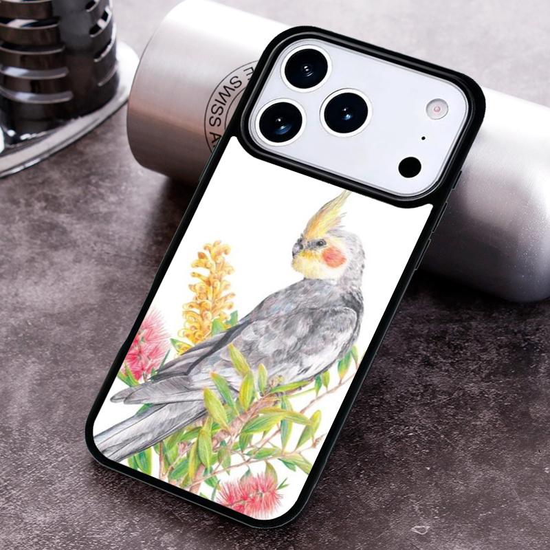 Parrot Bird soft Phone Case for iPhone 17 16 15 Pro Max Air 14 13 12 11 Plus Shockproof Capa Cover
