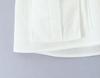 2025 Autumn European & American Style Women's White One-Shoulder Tie-Up Top