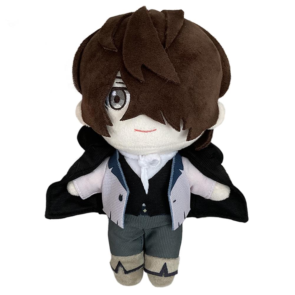 Anime Dazai Osamu Plush Doll Standing Version Oda Sakunosuke Akutagawa Ryunosuke Edgar Allan Poe Soft Stuffed Pillow Toy Gifts