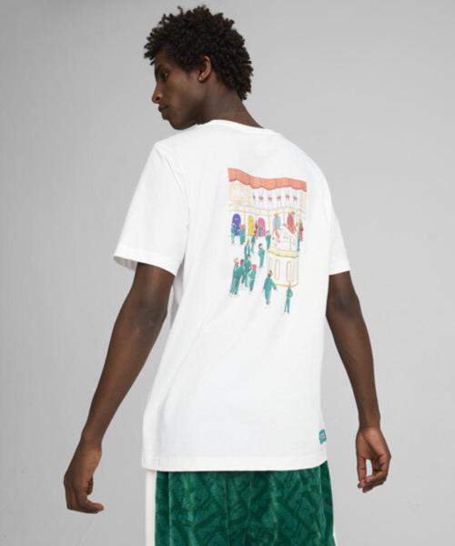 Puma X Squid Game Graphic Tee - White / 627426-02