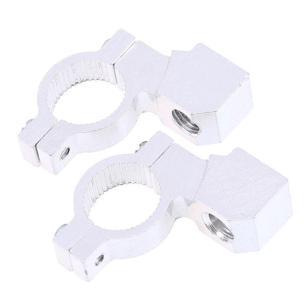 Aluminum Alloy Rear View Mirror Bracket Clamp Screw Multi-function Mount Adapter Holder CNC Aluminum 22mm 7/8"