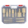 12pcs Gold Tile Hole Opener Set Multipurpose Drill Bits for Brick Diamond Hole Saw Kit  Glass