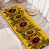 1Pcs Sunflower & Wheat Non-Slip Washable Area Rug Runner for Entryway, Living Room, Bedroom & Patio