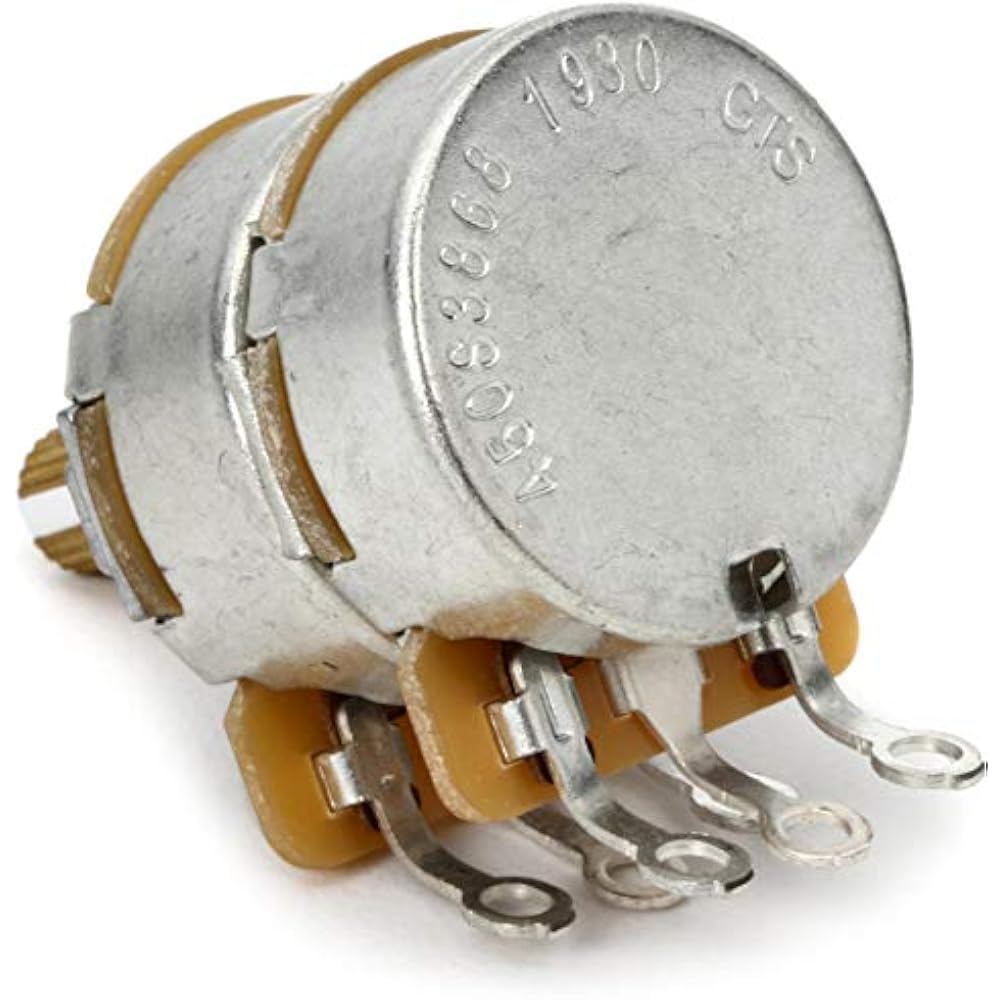 Fender Parts Dual 500K/250K Split Shaft Potentiometer