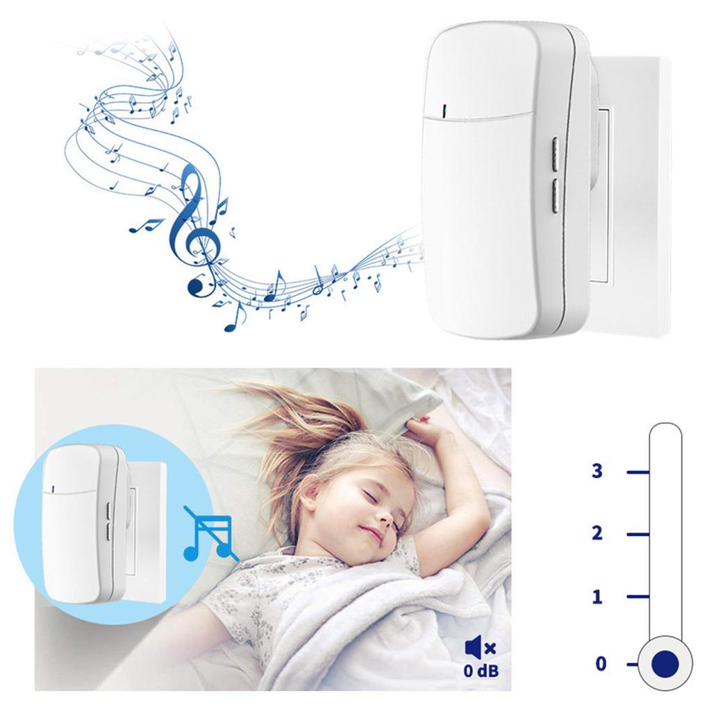 Autoalimentado de control remoto inalámbrico timbre de la puerta Pager penetración inalámbrica Autoalimentado de control remoto inalámbrico timbre de la puerta Pager penetración inalámbrica
