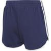 Adidas Alphabetic Stripe Print Mid-Waist Casual Shorts Women Bottoms Navy-Blue JH1224