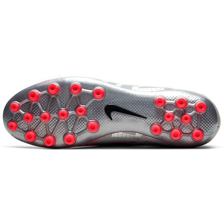 Nike Scarpe da Calcio Mercurial Vapor 13 AG Calzature Unisex Grigio Rosso BQ5518-906