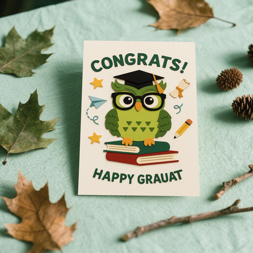 2Pcs 2 Styles Animal Theme Carbon Steel Cutting Dies Stencils for DIY Scrapbooking Photo Album Decorative Embossing Paper Card Owl