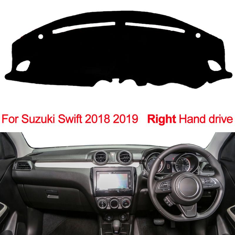 Car Dashboard Cover Dash Mat For Suzuki Swift 2018 2019 Dashmat Pad Carpet Dash Board Sun Shade Automobile Non-slip Car Styling