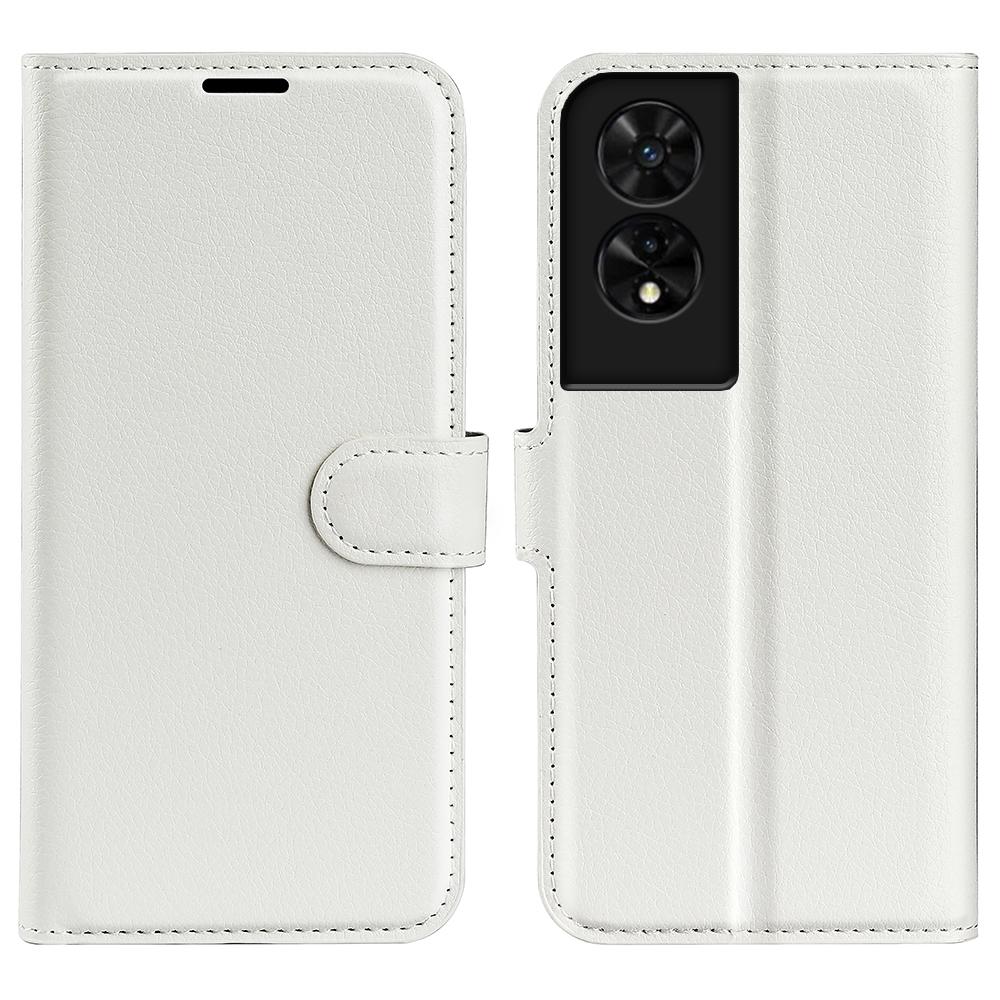 For TCL 505 Case Litchi Texture Shockproof Leather Wallet Phone Cover