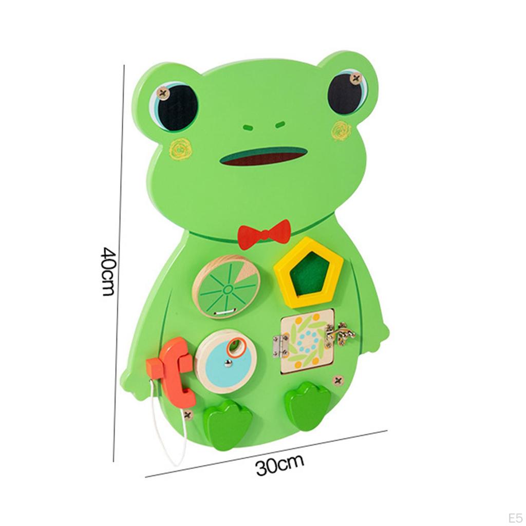 Busy Board Wall Toy Activity Install Girl Decor Gifts for Fine Motor Skills Toddlers Early