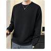Felpa Oversize Girocollo da Uomo Morbido Pile Casual Larga Manica Lunga Top