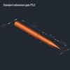 Extra Long EDM Electrode Rod for Submarine Gate Injection - Purple and Tungsten Copper