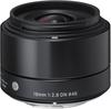 SIGMA Art 19mm DN Single Focus for Sony Mirrorless Cameras F2.8 Wide-Angle Lens, Black, E-Mount (Product Code 929749)
