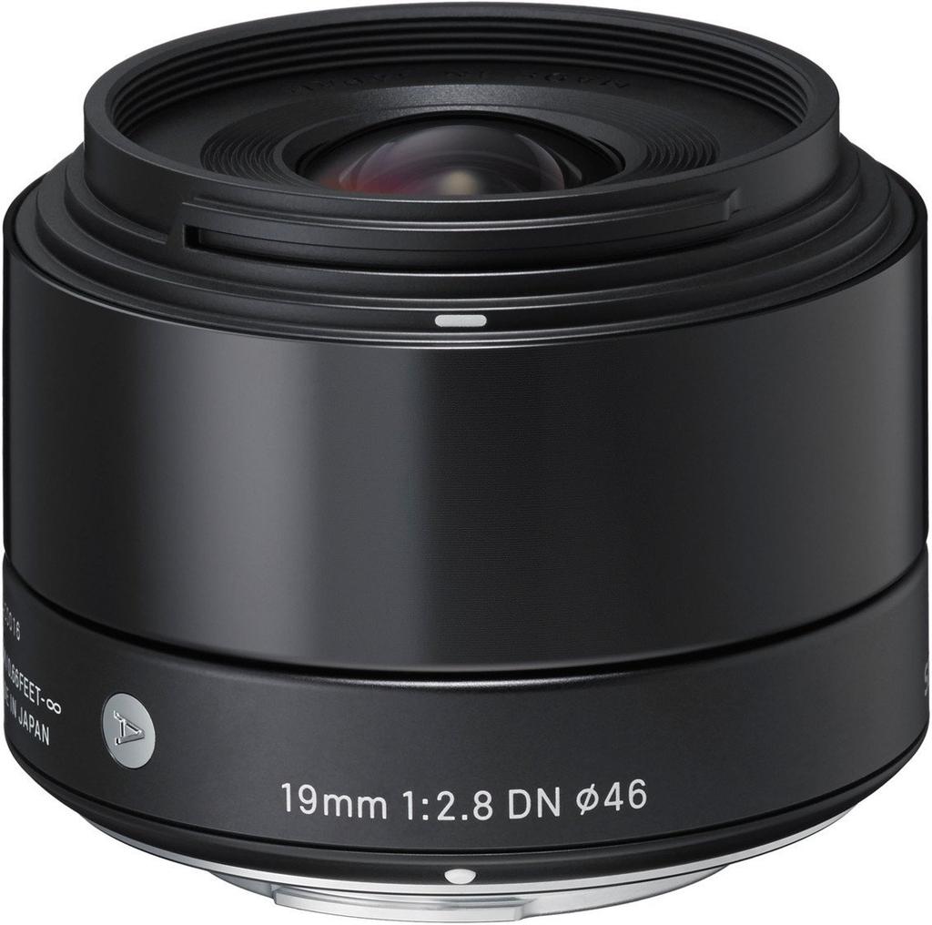 SIGMA Art 19mm DN Single Focus for Sony Mirrorless Cameras F2.8 Wide-Angle Lens, Black, E-Mount (Product Code 929749)