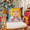 The Helpful Fox SenkosanAnime Pillow Case Silky Short Plush with Invisible Zipper Dustproof Sofa Cushion Cover for Home Decor