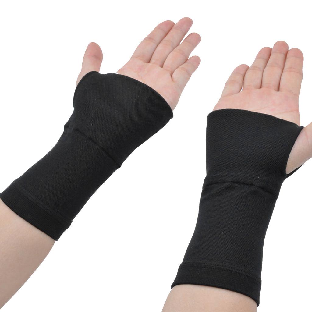 1 Pair/Set Wrist Ive Brace Carpal Tunnel Support Fingerless Arthritis Gloves