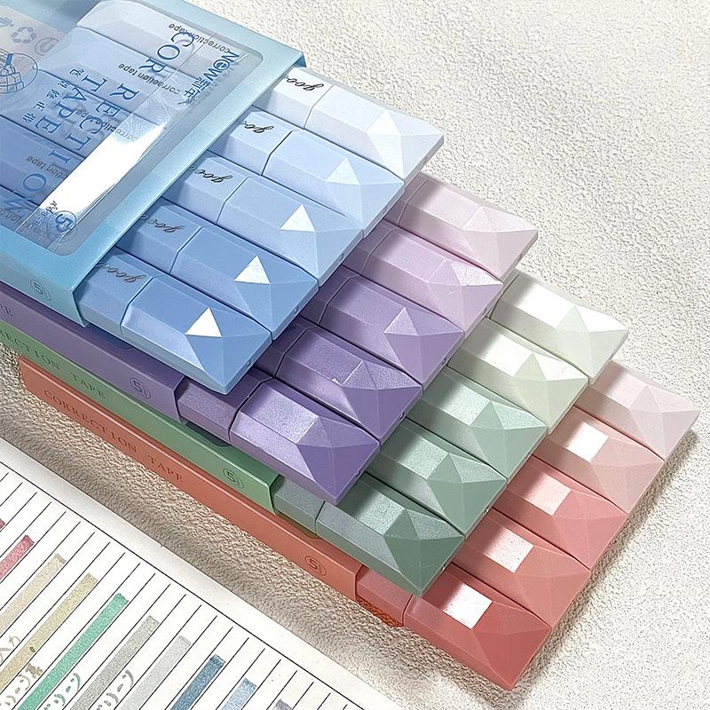High-Capacity Smooth Correction Tape for Students - Non-Breaking, Gradient Design