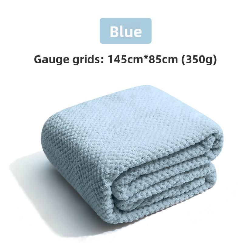 

Women s Quick-Dry Absorbent Bath Towel for Adults - Professional Sports Swimming Hot Spring Gym Use in Winter Polyester Material небесно-голубой