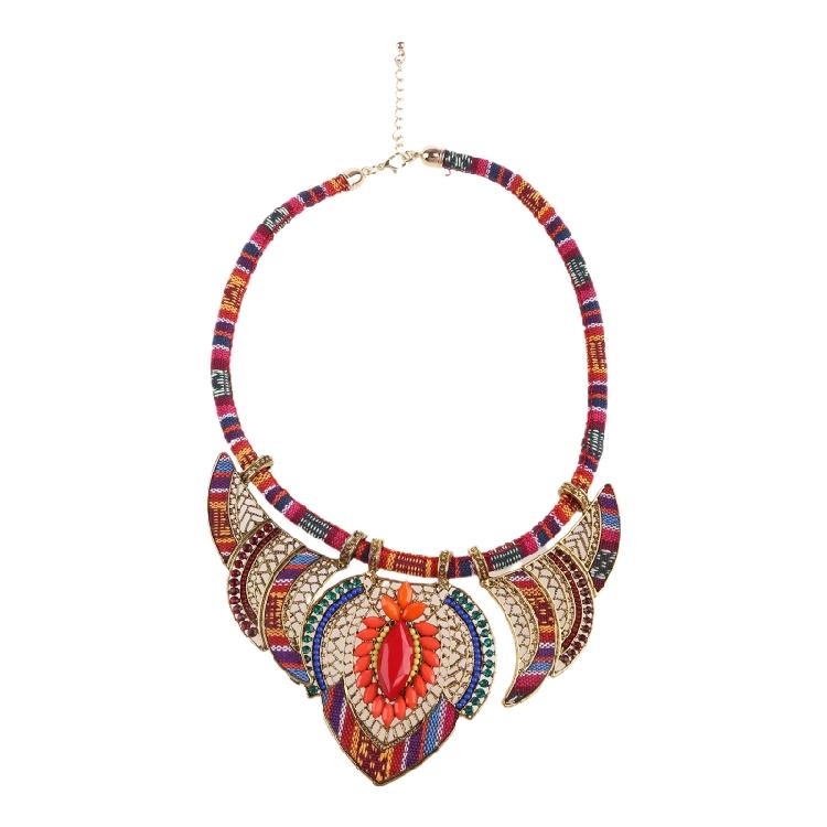 Collier Ras-du-cou Tribal Mode Bijou de Costume Cadeau pour Femmes Meilleure Amie