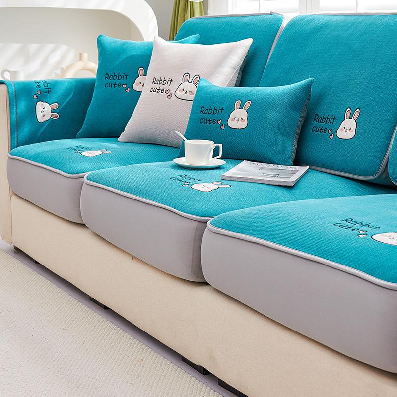 

Ленивый эластичный чехол для дивана, синель, универсальный чехол для четырех сезонов, универсальный, универсальный, нескользящий, пыленепроницаемый, для дивана 60*60cm