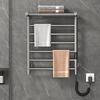 Electric Heated Towel Rail Smart Bathroom Towel Rack Stainless Steel Wall Thermal Towels Storage Racks Aesthetic Towels Heater