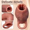 Verdicken Cock Sleeve Lock Sperma Penisring Erwachsene Männer Sexspielzeug Vergrößert Weiches Silikon Dildo Penis Hülse Vergrößerung Sexspielzeug Männlich